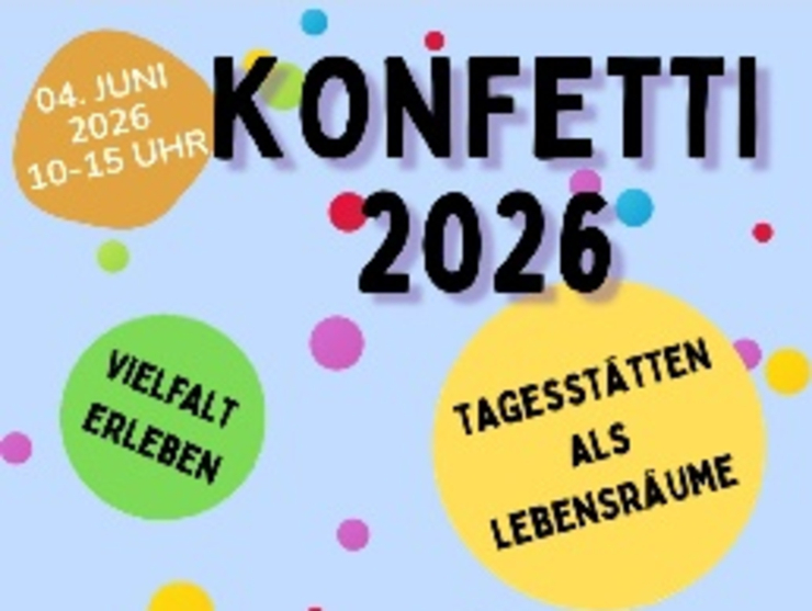 Teil des Plakat KONFETTI 2026